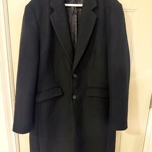 Classic Black Men's Trench Coat